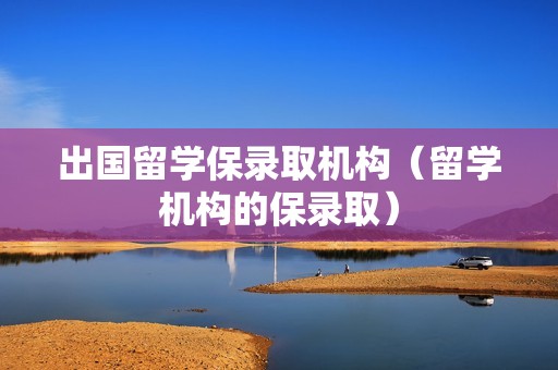 出国留学保录取机构（留学机构的保录取）