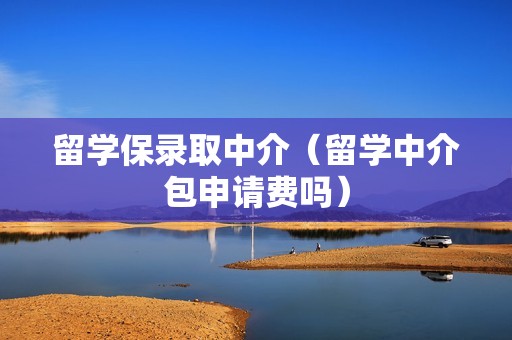 留学保录取中介（留学中介包申请费吗）