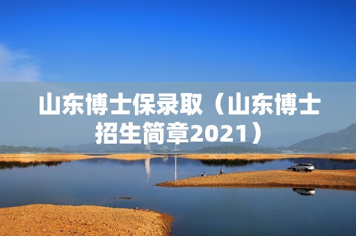 山东博士保录取（山东博士招生简章2021）