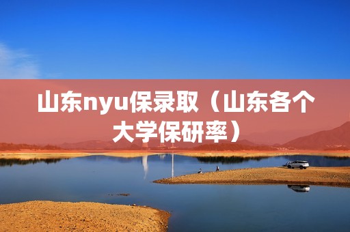 山东nyu保录取（山东各个大学保研率）