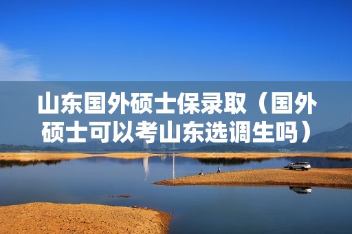 山东国外硕士保录取（国外硕士可以考山东选调生吗）