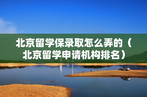 北京留学保录取怎么弄的（北京留学申请机构排名）