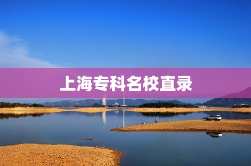 上海专科名校直录