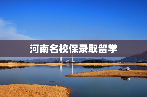 河南名校保录取留学