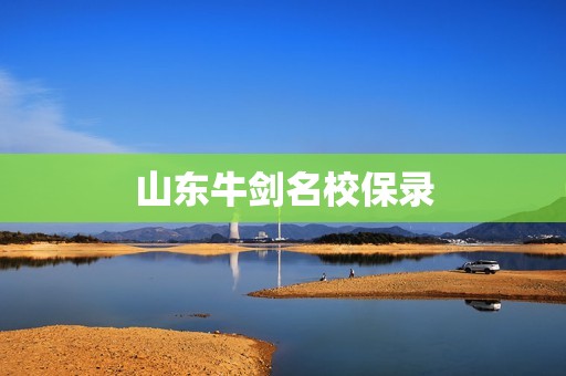 山东牛剑名校保录
