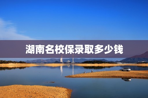 湖南名校保录取多少钱