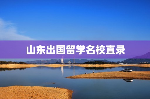 山东出国留学名校直录