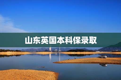 山东英国本科保录取