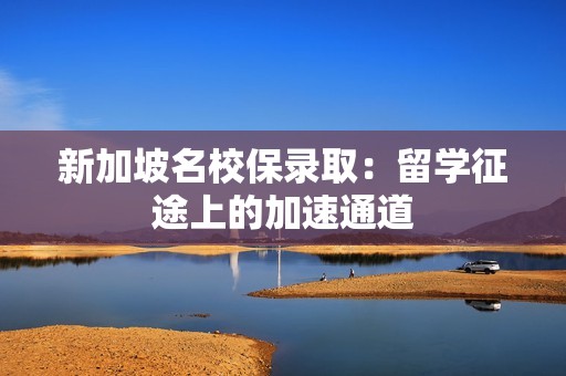 新加坡名校保录取：留学征途上的加速通道