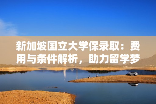 新加坡国立大学保录取：费用与条件解析，助力留学梦想